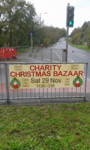 Charity Christmas bazaar banner