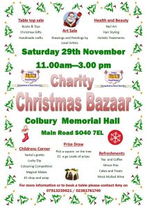 Charity Christmas Bazaar Poster